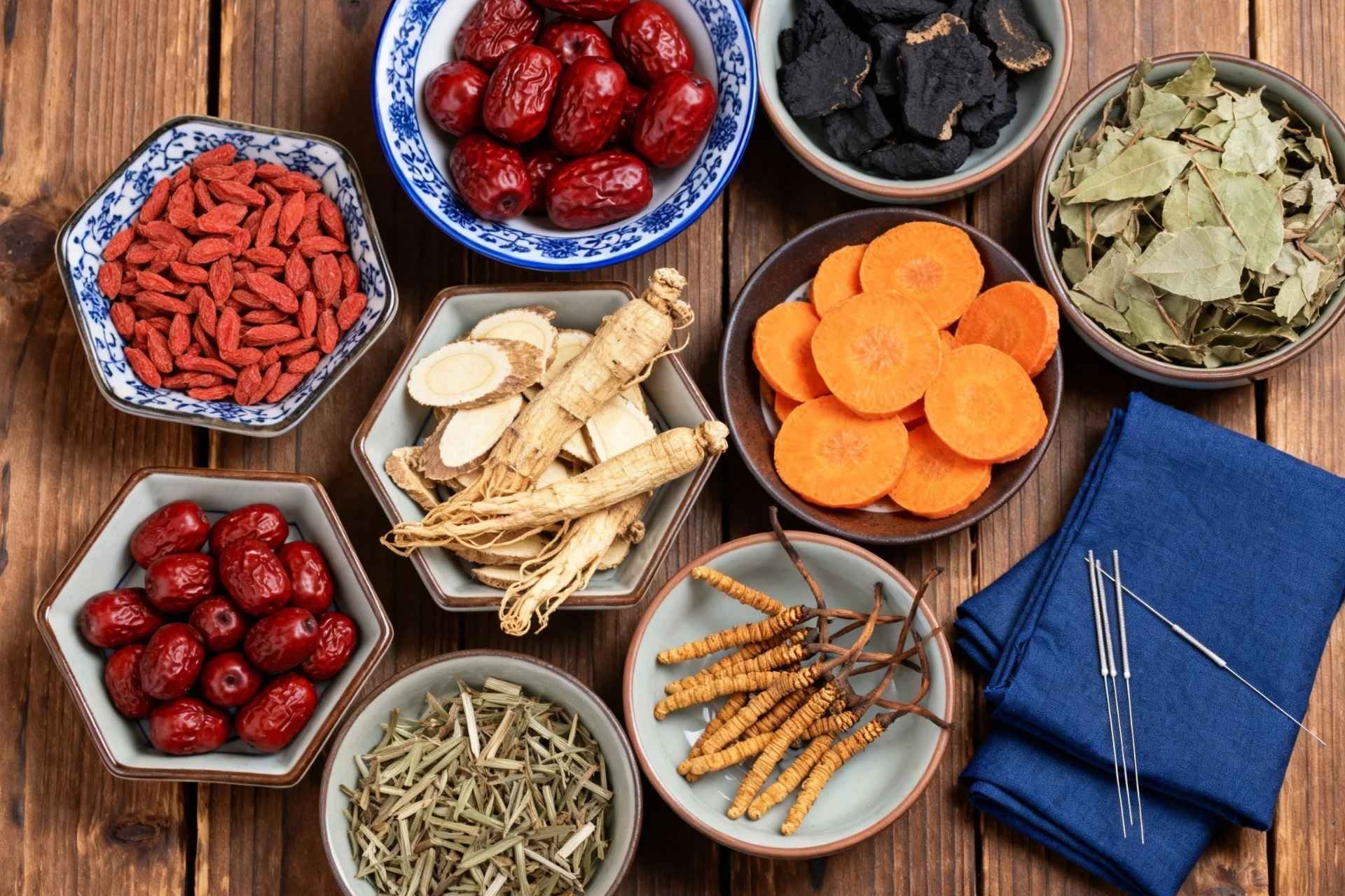 A selection of Chinese herbal formulas at Elevate Wellness St. Pete