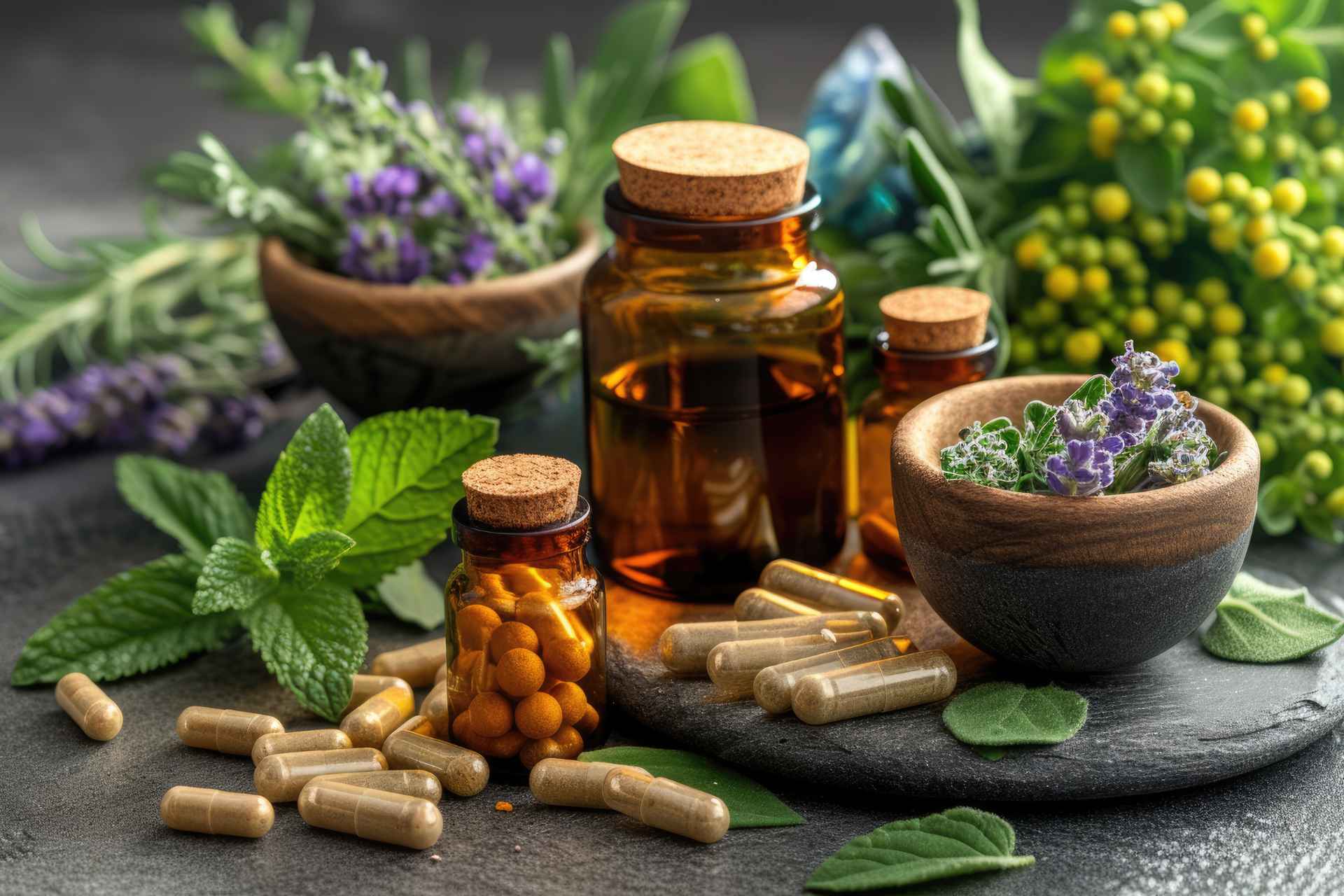 Chinese herbal medicine and supplements at Elevate Wellness St. Pete